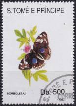 1993, Svatý Tomáš a Princův ostrov, 1403, Motýli opylující květy: Heliconius sp. ⊙