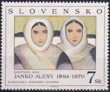 1994, Slovensko, 0050, Umění: Janko Alexy: Dievčatá ✶✶