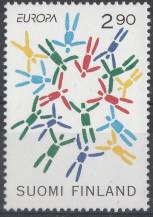 1995, Finsko, 1295, EUROPA - Mír a svoboda, **