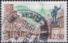 1995, Francie, 3090, Turismus: Památník vojáků na Rue Charles de Gaulle Remiremont ⊙