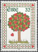 1995, Irsko, 0884, Blahopřejná známka ∗∗