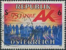 1995, Rakousko, 2147, 75 let Komory pracovníků a zaměstnanců ⊙