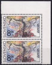 1995, Slovensko, 0065VV, EUROPA: Mír a svoboda ✶✶ ⊟ P H