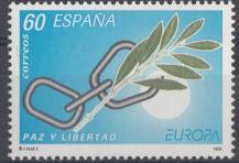 1995, Španělsko, 3217, EUROPA - Mír a svoboda, **
