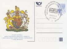 1996, Česko, CDV016, Návštěva královny Alžběty II. v České republice ⊙