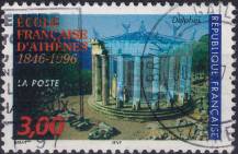 1996, Francie, 3181, 150 let Francouzského institutu pro archeologický výzkum a vzdělávání ⊙