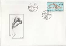1997, Česko, FDC0152, ME v plavání