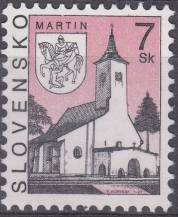 1997, Slovensko, 0124, Města, **