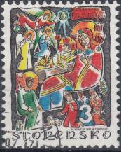 1997, Slovensko, 0137, Vánoce, ⊙