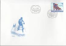 1998, Česko, FDC0170, MS na skibobech