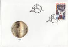 1998, Česko, FDC0177, ZOH Nagano-zlatá medaile