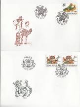 1998, Česko, FDC0189/0190, Dětem