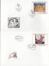 1998, Česko, FDC0191/0192, Umění