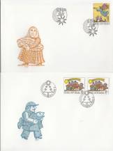 1998, Česko, FDC0198/0199, Vánoce