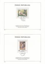 1998, Česko, NL20a-b/1998, Umělecká díla na známkách