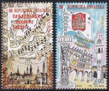 1998, Chorvatsko, 0447/0448, EUROPA: Národní slavnosti a svátky ✶✶