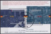 1998, Německo, A043, 50 let Parlametní rady, 150 let Ústavy ⊙