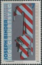 1998, Rakousko, 2245, 100. výročí narození Josefa Bindera ∗∗