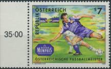 1998, Rakousko, 2250p, Rakouský mistr ve fotbalu 1997: FK Austria Memphis Vídeň ∗∗