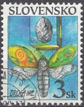 1998, Slovensko, 0163, Drogy ne!, ⊙