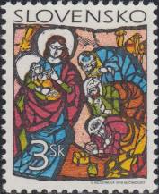 1998, Slovensko, 0167, Vánoce ∗∗