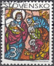 1998, Slovensko, 0167, Vánoce, ⊙