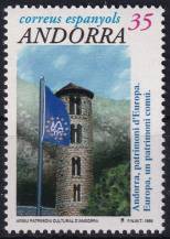 1999, Andorra (Španělská pošta), 0270, Společné evropské kulturní dědictví ✶✶