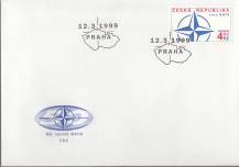 1999, Česko, FDC0213, Vstup do NATO