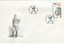 1999, Česko, FDC0215, 100. výročí Českého olympijského výboru