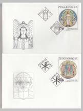 1999, Česko, FDC0235/0236, Beuron