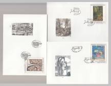 1999, Česko, FDC0237/0239, Umění