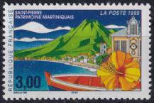 1999, Francie, 3386, Saint - Pierre - Kulturní dědictví Martiniku ✶✶