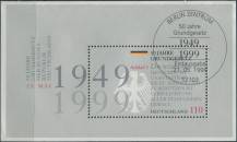 1999, Německo, A048, 50 let Základního zákona ⊙