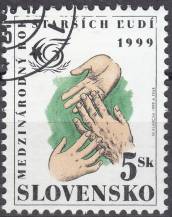 1999, Slovensko, 0182, Mezinárodní rok starých lidí, ⊙