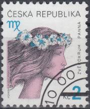 2000, Česko, 0258, Výplatní známka: Znamení zvěrokuhu ⊙