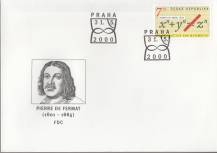 2000, Česko, FDC0260, Světový rok matematiky