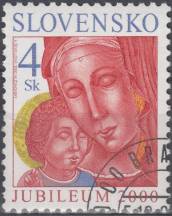 2000, Slovensko, 0219, Vánoce - Jubileum 2000, ⊙