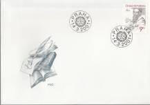 2001, Česko, FDC0284, J.Á.Komenský