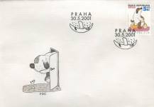 2001, Česko, FDC0292, Dětem - Maxipes Fík