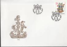 2001, Česko, FDC0295, Gratulační