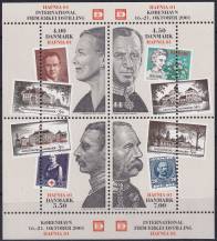 2001, Dánsko, A17, Mezinárodní výstava poštovních známek HAFNIA ´01, Kodaň ✶✶