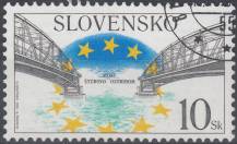 2001, Slovensko, 0249, Most Štúrovo - Ostřihom, ⊙