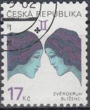 2002, Česko, 0331, Výplatní známka: Znamení zvěrokuhu ⊙