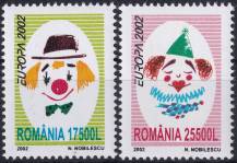 2002, Rumunsko, 5657/5658, EUROPA: Cirkus ✶✶