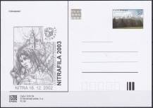 2002, Slovensko, CDV091, Uvedení poštovní známky Nitrafila (✶)
