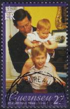 2003, Guernsey, 0974C, 21. narozeniny prince Williama: 1985  ⊙  