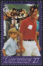 2003, Guernsey, 0977C, 21. narozeniny prince Williama: 1990  ⊙  
