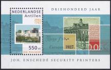 2003, Nizozemské Antily, A59, 300 let tiskárny cenin Johana Enschedého ✶✶