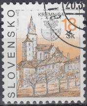 2003, Slovensko, 0288, Výplatní známka: Města - Kremnica, ⊙