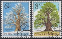 2004, Česko, 0407/0408, Ochrana přírody: Chráněné stromy ⊙ 